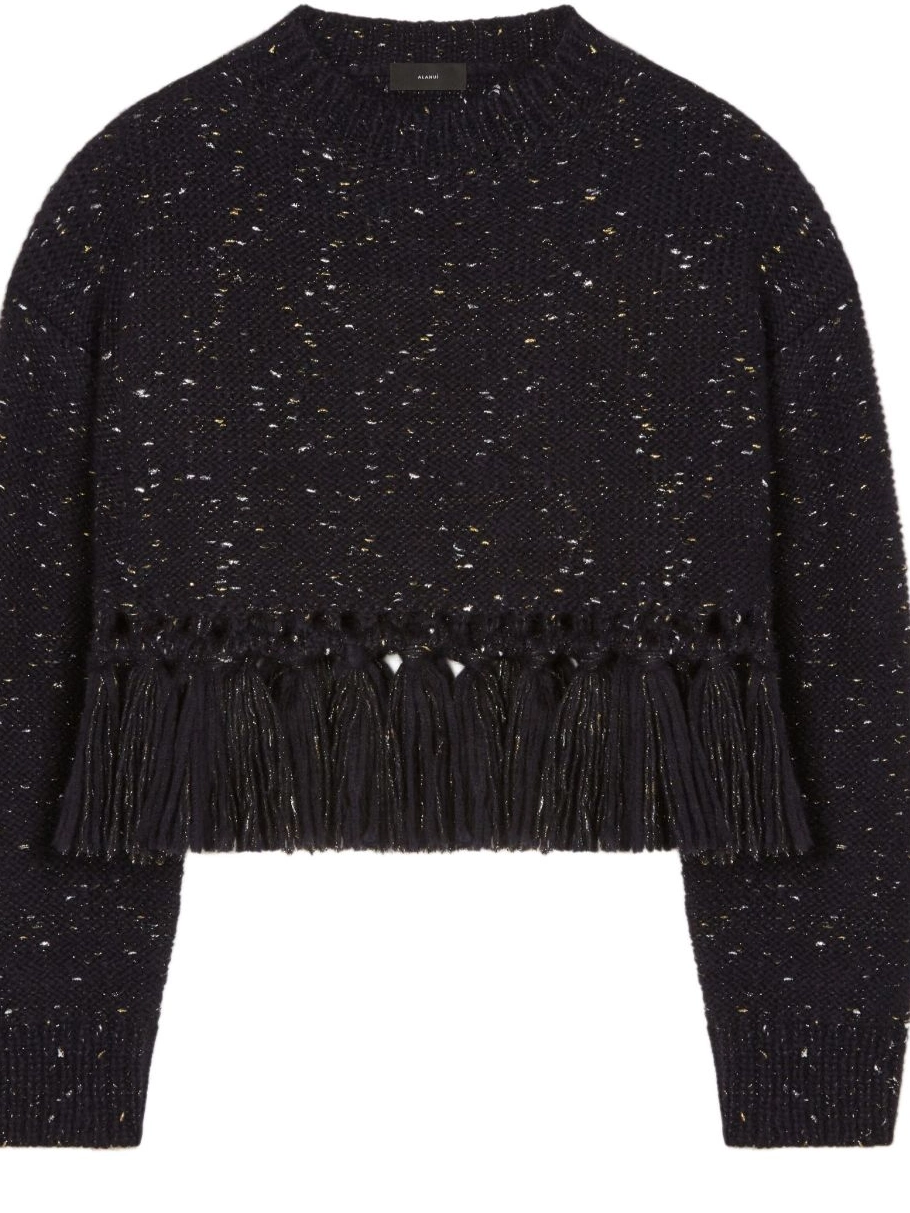 tasselled Astral speckle-knit Alanui Women The jumper 0820